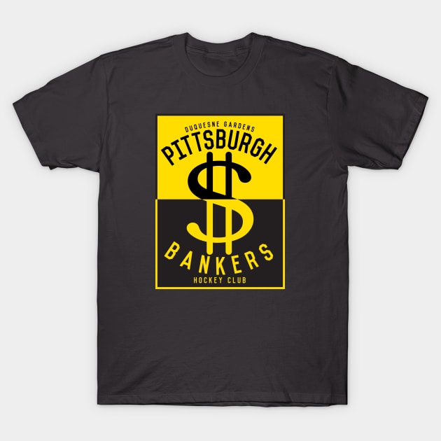 The Pittsburgh Bankers Hockey Club T-Shirt by unsportsmanlikeconductco